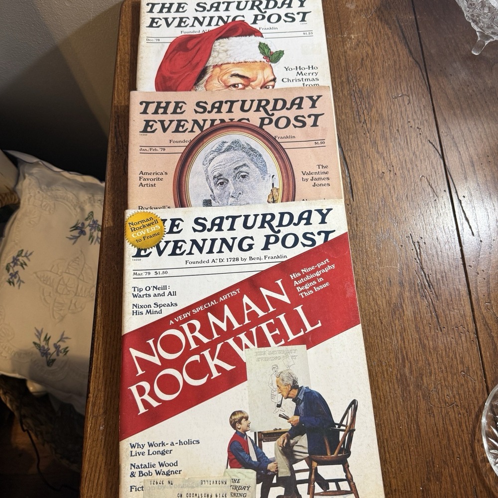 Norman Rockwell & The Saturday Evening Post 1978/79 3 Volume Set Pictures